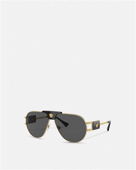 Special Project Aviator Sunglasses Black,Gold 